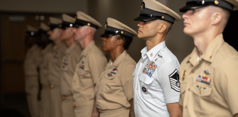 Airman joins rare company in earning coveted Navy chief rating