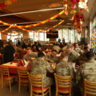 Thanksgiving feasts deployed to troops around the world