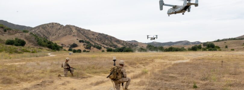 Marines seek Osprey-portable GPS landing system for austere airfields