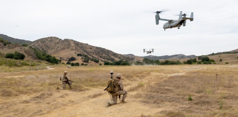 Marines seek Osprey-portable GPS landing system for austere airfields