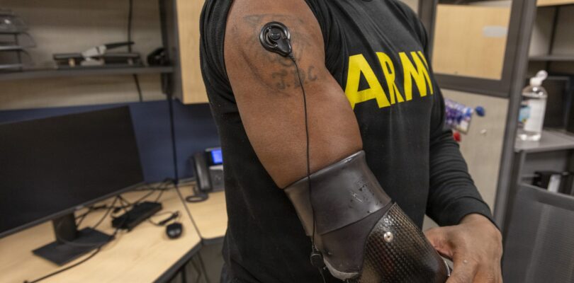 Soldier regains sense of touch through neural-enabled prosthetic limb