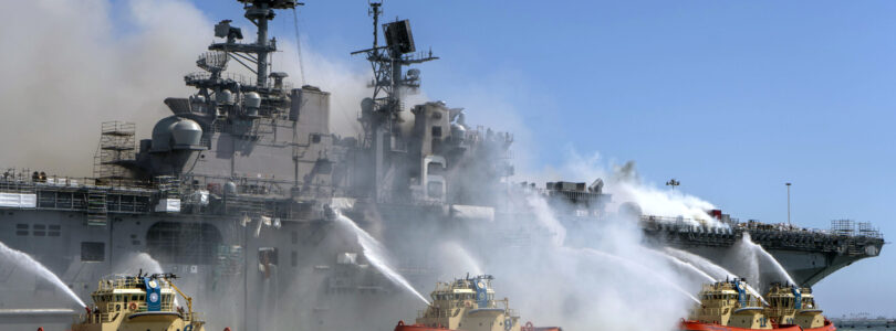 Navy needs to improve fire safety enforcement on ships, watchdog warns