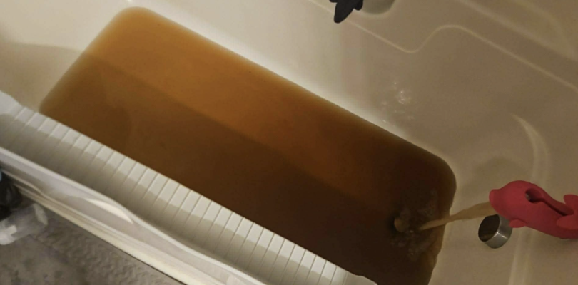 Brown water afflicts residents of military housing in New Jersey