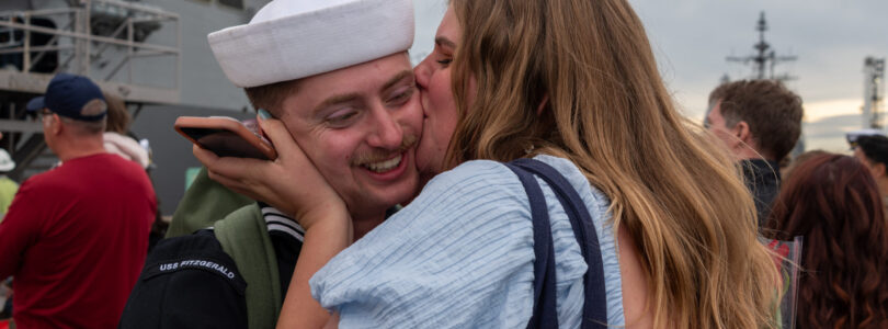USS Fitzgerald returns home after more than half a year abroad