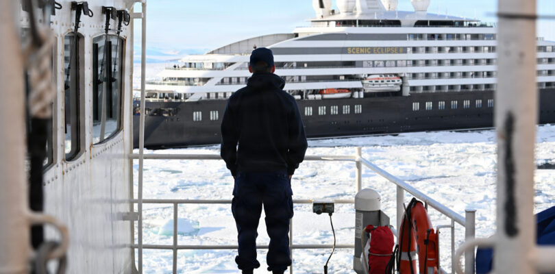 Coast Guard rescues cruise ship stuck in Antarctic ice