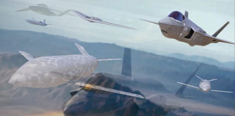 Navy F-35 pilots train to wield drones with touchscreen tablets