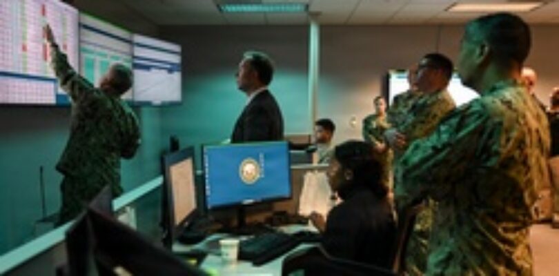 The Honorable Benjamin C. Kohlmann, Assistant Secretary of the Navy for Manpower and Reserve Affairs, visits Navy Recruiting Command [Image 4 of 5]