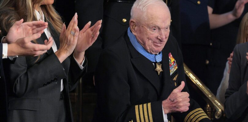 Trump presents Medal of Honor to 100-year-old Korean War veteran during State of the Union