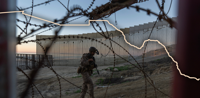 A war zone, minus the war: One year later, has the military really secured the US-Mexico border?