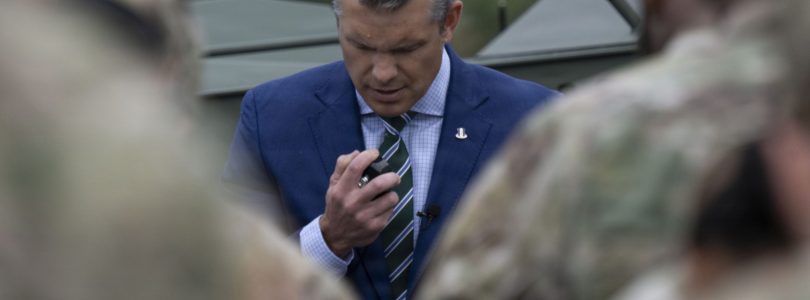 Hegseth prays for ‘overwhelming violence’ during Pentagon Christian service