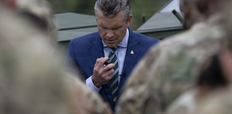 Hegseth prays for ‘overwhelming violence’ during Pentagon Christian service