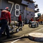 USS Gerald R. Ford docks in Greece for port call after fire