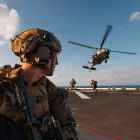 USS Tripoli, embarked 31st Marine Expeditionary Unit arrive in Middle East