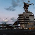 Onboard fire extinguished on aircraft carrier in Red Sea, Navy says