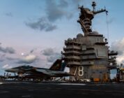 Onboard fire extinguished on aircraft carrier in Red Sea, Navy says