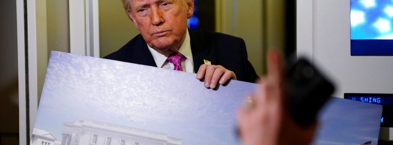 Trump says massive military complex to be built beneath White House ballroom
