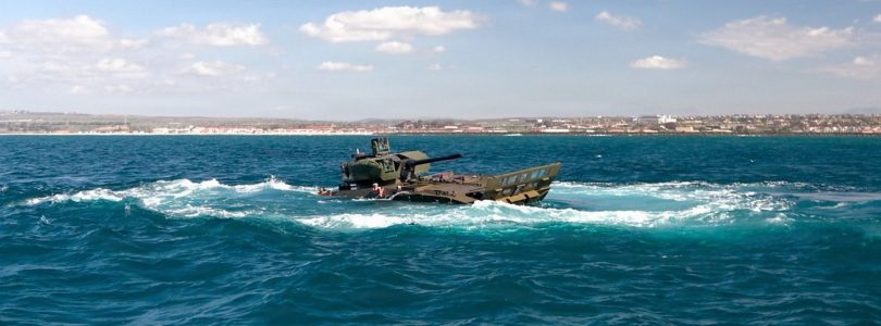 Marines test ‘cruise control’ swim feature on amphibious vehicle prototype