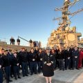 USS Ross Departs Naval Station Norfolk