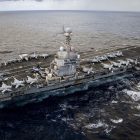 Three’s company: Trio of US carriers operating in Middle East for first time in decades