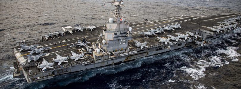 Three’s company: Trio of US carriers operating in Middle East for first time in decades