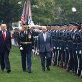 Trump showcases US military in King Charles White House visit