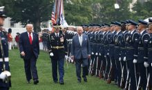 Trump showcases US military in King Charles White House visit