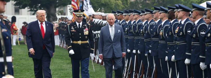 Trump showcases US military in King Charles White House visit