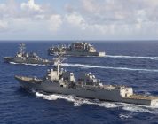 US Navy destroyer fires on cargo vessel attempting to sail to Iranian port