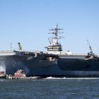USS Dwight D. Eisenhower experiences small fire while undergoing maintenance