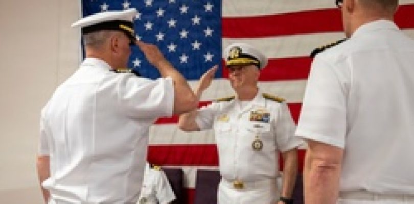 Navy Recruiting Reserve Command Holds Change of Command Ceremony, May 1