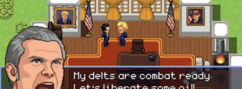 Arcade games satirizing Iran war appear at DC War Memorial