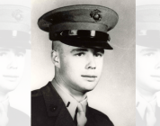Refusing evacuation, this Marine packed dirt into his wound and continued to fight