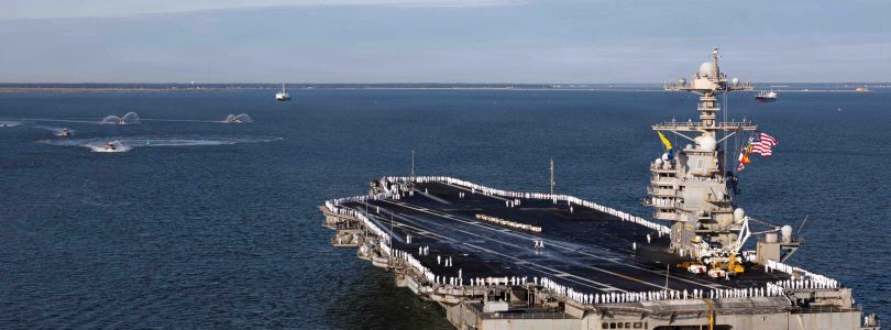 Ford Carrier Strike Group receives Presidential Unit Citation after historic deployment