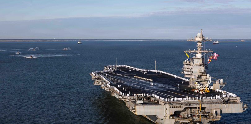 Ford Carrier Strike Group receives Presidential Unit Citation after historic deployment
