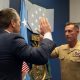 Veteran who lost both of his legs in combat reenlists in the Marine Corps