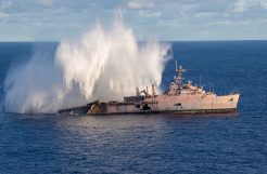 Japanese torpedo sends US ship to the ocean floor during Valiant Shield exercise