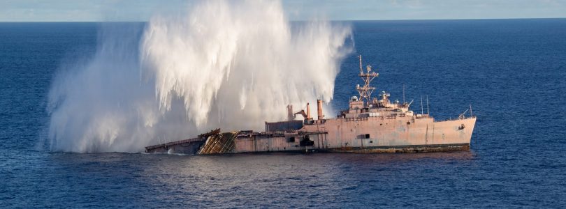 Japanese torpedo sends US ship to the ocean floor during Valiant Shield exercise