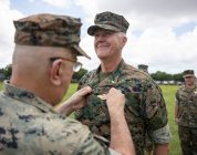 Navy officer, 67, becomes oldest on record to earn Fleet Marine Force pin
