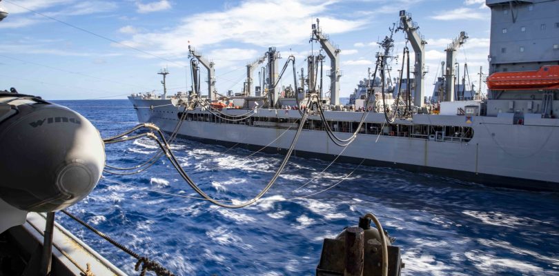 Military Sealift Command ship makes history with rare combat award