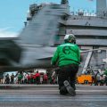 USS George Washington operating in South China Sea as China-Philippines tension escalates