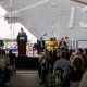 Navy christens Flight III Arleigh Burke-class destroyer after Korean War hero