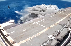 See what it’s like to be on a ship getting hit by US missiles