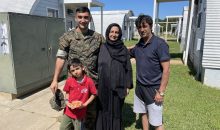Hundreds of US military family members trapped at camp facing closure, group says