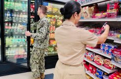 ‘Thanks, it has pockets!’: Service Khaki slacks featuring back pockets now available to female sailors
