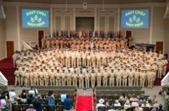 Chief Pinning Ceremony at NSA Mid-South
