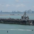 After 286 days at sea, USS Abraham Lincoln arrives in Thailand
