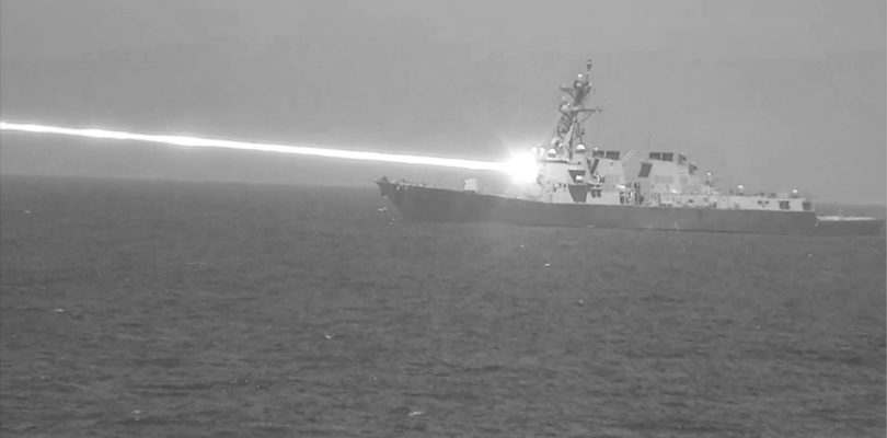 Faster fielding of laser weapons key to future fights, Navy’s top officer says