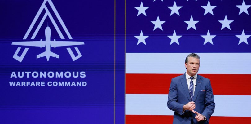 Hegseth announces new four-star command for autonomous warfare