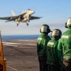 USS Dwight D. Eisenhower returns to port after aircraft mishap