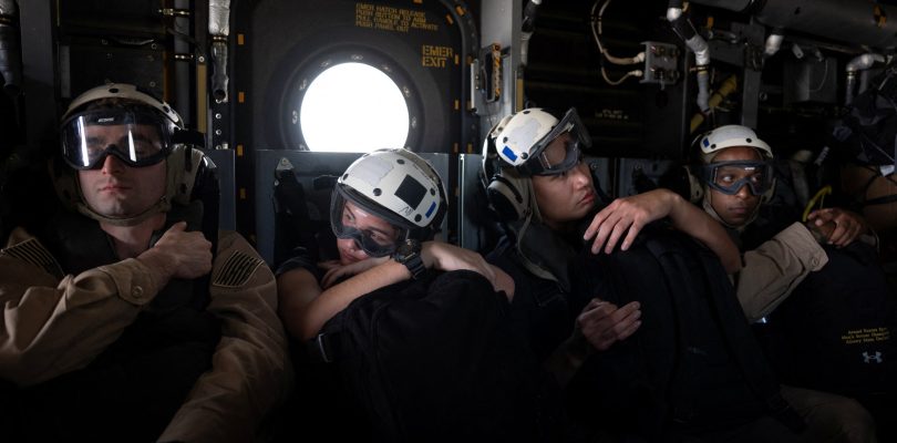Aboard the USS George Washington, young sailors adjust to war with Iran
